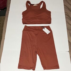 NEW with Tags Activewear Set Cotton Bleu L/XL